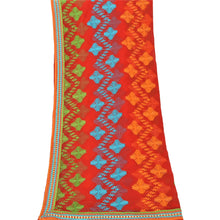 Load image into Gallery viewer, Dupatta Long Stole Georgette Red Shawl Embroidered Scarves
