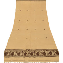 Load image into Gallery viewer, Vintage Dupatta Long Stole Cotton Cream Veil Woven Baluchari Wrap Scarves
