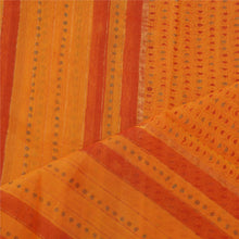 Load image into Gallery viewer, Dupatta Long Stole Chanderi Orange Wrap Shawl Printed Scarves
