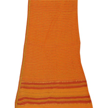 Load image into Gallery viewer, Dupatta Long Stole Chanderi Orange Wrap Shawl Printed Scarves
