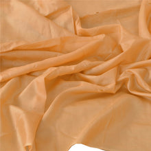 Load image into Gallery viewer, Dupatta Long Stole Pure Silk Peach Hand Beaded Patch Scarves
