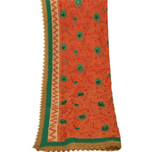 Load image into Gallery viewer, Dupatta Long Stole Blend Cotton Dark Red Scarves Hand Beaded
