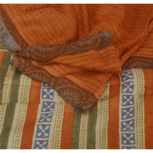 Load image into Gallery viewer, Dupatta Long Stole 100% Pure Woolen Orange Shawl Printed Hijab
