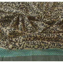 Load image into Gallery viewer, Dupatta Long Stole 100% Pure Woolen Cream Printed Wrap Scarves
