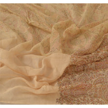 Load image into Gallery viewer, Dupatta Long Stole Blend Cotton Cream Scarves Printed Veil

