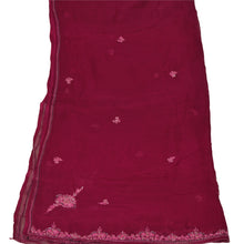 Load image into Gallery viewer, Dupatta Long Stole Pure Chiffon Silk Pink Hand Beaded Scarves
