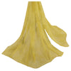 sanskriti Vintage Dupatta Long Stole 100% Pure Cotton Hijab Yellow Scarves