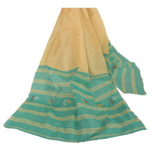 Load image into Gallery viewer, Dupatta Long Stole Pure Cotton Scarves Green Woven Tant Shawl
