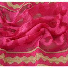Load image into Gallery viewer, Dupatta Long Stole Net Mesh Pink Embroidered Woven Wrap Veil
