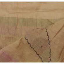 Load image into Gallery viewer, Dupatta Long Stole Art Silk Brown Shawl Embroidered Scarves
