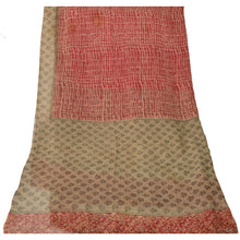 Load image into Gallery viewer, Sanskriti Vintage Dupatta Long Stole Blend Georgette Shawl Dark Red Wrap Hijab
