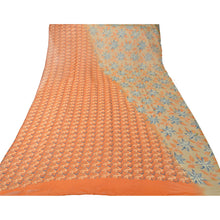 Load image into Gallery viewer, Dupatta Long Stole Blend Georgette Shawl Printed Orange Veil
