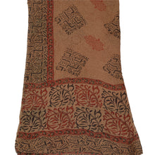 Load image into Gallery viewer, Dupatta Long Stole Pure Georgette Silk Brown Printed Scarves
