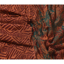 Load image into Gallery viewer, Dupatta Long Stole Pure Georgette Silk Peach Printed Veil

