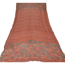 Load image into Gallery viewer, Dupatta Long Stole Pure Georgette Silk Peach Printed Veil
