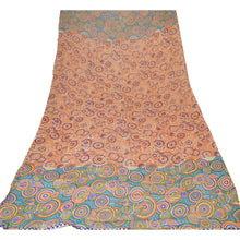 Load image into Gallery viewer, Dupatta Long Stole Pure Georgette Silk Cream Shawl Printed
