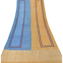 Load image into Gallery viewer, Dupatta Long Stole Pure Chanderi Silk Cream Block Printed Veil
