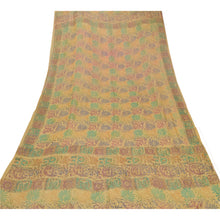 Load image into Gallery viewer, Dupatta Long Stole Pure Georgette Silk Cream Shawl Printed
