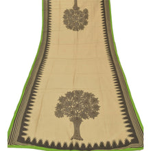 Load image into Gallery viewer, Dupatta Long Stole Chanderi Cream Hand Embroidered Shawl
