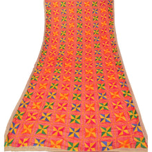 Load image into Gallery viewer, Dupatta Long Stole Ooak Red Hand Embroidered Bagh Phulkari
