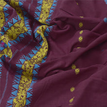 Load image into Gallery viewer, Dupatta Long Stole Cotton Purple Woven Scarves Shawl Veil

