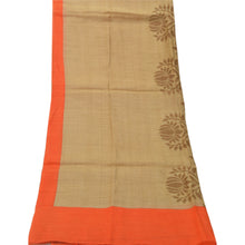 Load image into Gallery viewer, Dupatta Long Stole Pure Chanderi Silk Peach Printed Scarves
