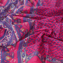 Load image into Gallery viewer, Sanskriti Vintage Dupatta Long Stole Pure Cotton Pink Printed Scarves Wrap Hijab
