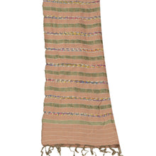 Load image into Gallery viewer, Dupatta Long Stole Pure Cotton Cream Woven Scarves Shawl Veil
