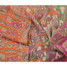 Load image into Gallery viewer, Dupatta Long Stole Handloom Cotton Orange Pattachitra Scarves
