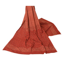 Load image into Gallery viewer, Sanskriti Vintage Dupatta Long Stole Pure Cotton Brick Red Block Printed Hijab
