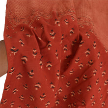 Load image into Gallery viewer, Sanskriti Vintage Dupatta Long Stole Pure Cotton Brick Red Block Printed Hijab
