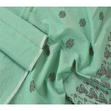 Load image into Gallery viewer, Sanskriti Vintage Dupatta Long Stole Cotton Green Wrap Shawl Woven Scarves
