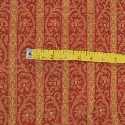 Sanskriti Vintage Dupatta Long Stole Cotton Red Hand Woven Scarves Shawl Veil