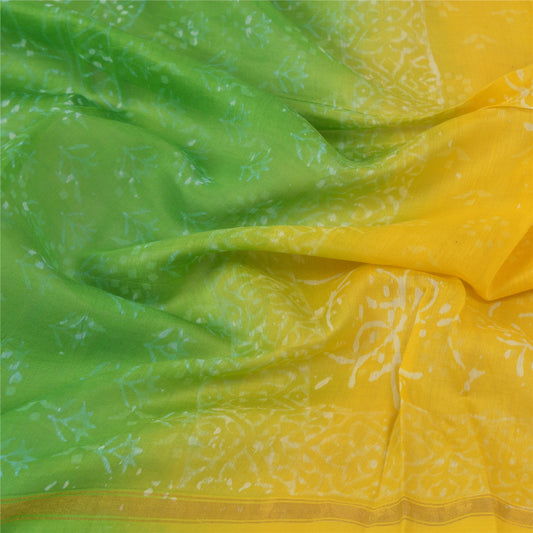 Sanskriti Vintage Dupatta Long Stole Pure Chanderi Dark Red Bagru Printed Shawl