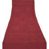 Sanskriti Vintage Dupatta Long Stole Cotton Dark Red Handmade Rare Ajrakh Veil