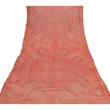 Load image into Gallery viewer, Sanskriti Vintage Dupatta Long Stole Pure Chiffon Silk Red Hand Beaded Tie-Dye
