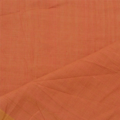 Sanskriti Vintage Dupatta Long Craft Stole Cotton Peach Hijab Wrap Scarves