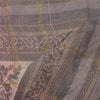 Sanskriti Vintage Dupatta Long Stole Cotton Grey Printed/Painted Wrap Scarves