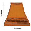 Sanskriti Vintage Dupatta Long Stole Pure Cotton Saffron Hijab Printed Shawl