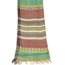 Load image into Gallery viewer, Sanskriti Vintage Dupatta Long Stole Woolen Soft Shawl Printed Floral Scarves
