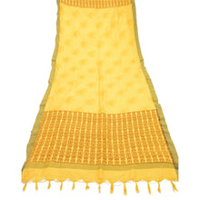 Load image into Gallery viewer, Sanskriti Vintage Dupatta Long Stole Woolen Lemon Shawl Printed Soft Hijab
