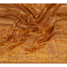 Load image into Gallery viewer, Sanskriti Vintage Dupatta Long Stole Pure Cotton Brown Hijab Batik Work Scarves

