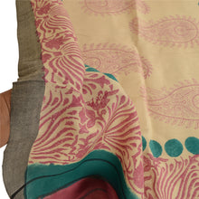 Load image into Gallery viewer, Sanskriti Vintage Dupatta Long Stole Pure Woolen Shawl Hand-Painted Wrap Hijab
