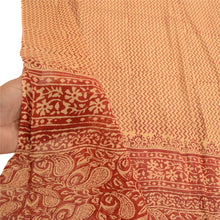 Load image into Gallery viewer, Sanskriti Vintage Dupatta Long Stole Pure Cotton Cream Block Printed Scarves
