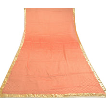 Load image into Gallery viewer, Sanskriti Vintage Dupatta Long Stole  Georgette Red Woven Gota Work Scarves
