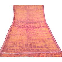 Load image into Gallery viewer, Sanskriti Vintage Dupatta Long Stole Georgette Veil Hand Beaded Wrap Scarves
