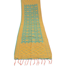 Load image into Gallery viewer, Sanskriti Vintage Dupatta Long Stole Art Silk Green Veil Woven Scarves
