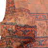 Sanskriti Vintage Dupatta Long Stole Pure Georgette Silk Peach Printed Scarves