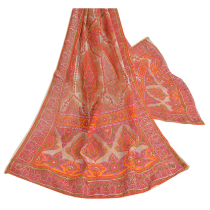 Sanskriti Vintage Dupatta Long Stole Blend Cotton Hijab Printed Soft Scarves