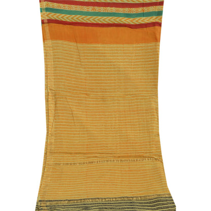 Sanskriti Vintage Dupatta Long Stole Blend Silk Hijab Printed Soft Scarves